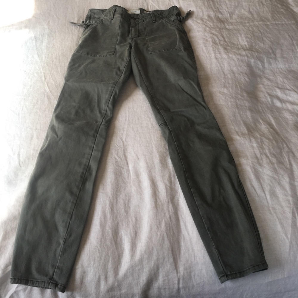 Army green pants